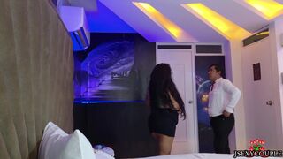 Seducing the hotel receptionist to give me all his milk cum - 7 image