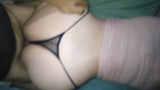 I put my thong on her side while she's on four pov - 11 image