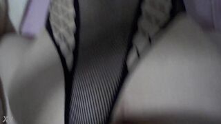 Japanese married woman of 4 getting stuck in her pussy