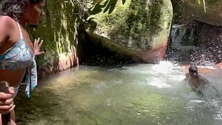 Unknown Latina girl gets fucked in the woods while she is lost HL