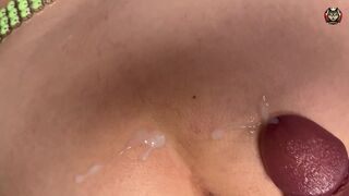 WOW! DOGGY FUCK and CUMSHOT ON ASS! CLOSEUP!