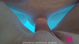 Pizza delivery man fuck milf in the pool while she was waiting for her husband. - 8 image