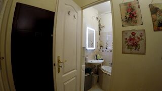 All Natural Big Tits Big Ass Hot Brunette Babe comes for a Fashion Lingerie Try on Shooting turns into a Porn Casting