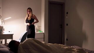 Cowardly stepson fucked his stepmom during a thunderstorm