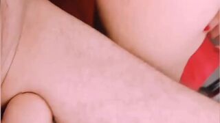 Turkish sex. Married woman cheats on her husband. She sits on top of it, splitting big with pleasure