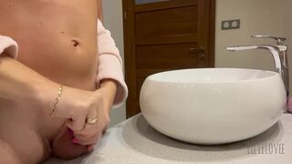 Wife caught her stepson, got fucked and begged him not to cum in her pussy, but to stick it in her ass. Real betrayal