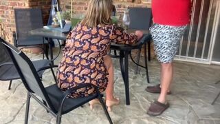 Cheating Wife Sucking Cock Outdoor Blowjob