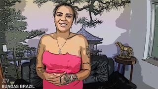 Pov in cartoon format with the naughty maid