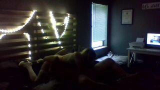 Cheating housewife invite boyfriend over when husband leaves for work and fucks him in her wedding vale