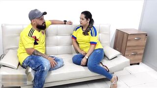 I fuck my sister-in-law's bitch on Independence Day - Cum on buttocks - Spanish Porn