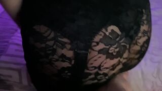 Lace on the Ass and Nylons on the Legs Sucked and Fucked - 3 image
