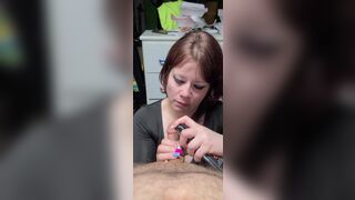 stepmom gives 2 handed teaser blowjob no cumming for you