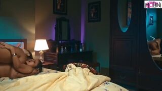Indian hot bhabi seduced by watchman and fucked very hard in her bedroom when husband is not at home real hardcore sex video with clear Hindi audio - 10 image