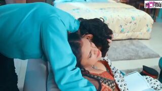 Indian hot bhabi seduced by watchman and fucked very hard in her bedroom when husband is not at home real hardcore sex video with clear Hindi audio - 6 image