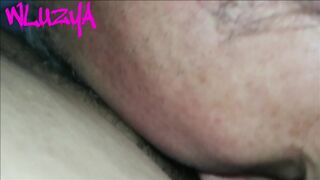 Last night the neighbor saw how I masturbated and sucked my pussy very well so I sucked his cock very good