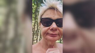 Mature Milf Looking for a stranger in the woods to suck and jerk him off thoroughly until he cums in my mouth - 10 image