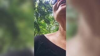 Mature Milf Looking for a stranger in the woods to suck and jerk him off thoroughly until he cums in my mouth - 5 image