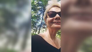Mature Milf Looking for a stranger in the woods to suck and jerk him off thoroughly until he cums in my mouth - 6 image