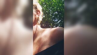 Mature Milf Looking for a stranger in the woods to suck and jerk him off thoroughly until he cums in my mouth - 8 image