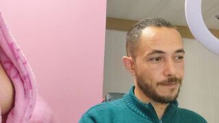 stepmother helps stepson study anatomy