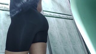 Amateur camera records stepmother (maid)