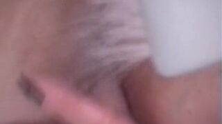 Showering after work with ass fingering