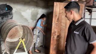 I fuck my brother-in-law he gives me hard for my juicy pussy