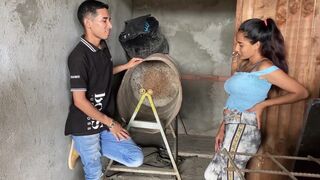 I fuck my brother-in-law he gives me hard for my juicy pussy