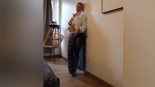 Beautiful Blonde Amateur Mature Wife Enjoys Sex Games - 3 image