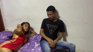 I FIND MY STEPMOTHER VERY HOT ON MY BED AND AFTER SEDUCING ME SHE RIDES MY DICK UNTIL IT IS WORN OUT - 2 image