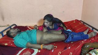 Indian hot beautiful Bengali bhabhi hardcore fucking with her husband's friend