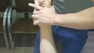 Real Amateur Homemade Muscle Man Massage My Wife Karina and Lucas - 15 image