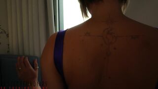 beautiful lady in sexy bodycon dress and high heels creampie fuck on a desk in front hotel window - projectfundiary