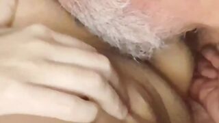 Licking juicy cocha and ends up in her tail - 1 image