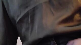 Naughty open window MILF pussy show - flashing & showing off for strangers next door