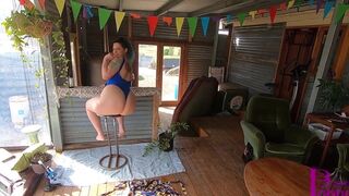 Hot MILF Poppy Blows the Pool Boy