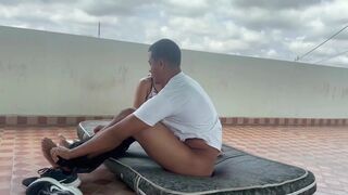 I play with a strange boy in the park on the little plane and we end up at his stepfathers' house fucking very well hl