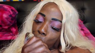 Mochaswallows Xtreme Glass Dildo Orgasm