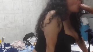 My friend's stepmother after her birthday party