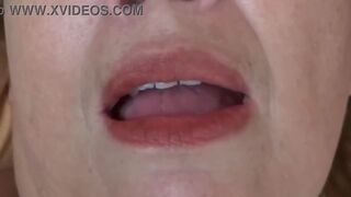 Beautiful milf masturbates with her pussy wide open and receives a big cumshot on her tits