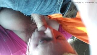 School Teacher Swallows Load In Car