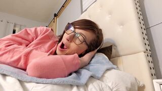 Stepdad, Wife and Stepdaughter all sharing same bed. Leaving them BOTH Creampied. - 14 image