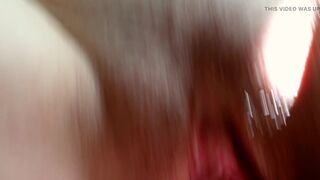 My Dick Felt Her Pulsating Orgasm and Shot Cum Inside Her Pussy. Close-up. - 8 image