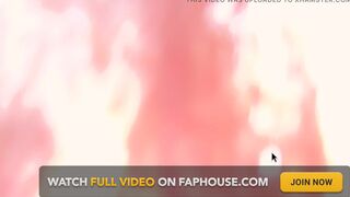 My Dick Felt Her Pulsating Orgasm and Shot Cum Inside Her Pussy. Close-up.