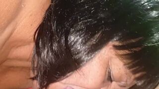 Milf stepmom sucking her perverted stepson's cock - 4 image