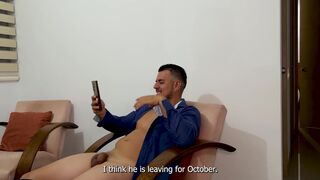 My husband is cheating on me with my stepsister and when he finds out he gives me a hard fuck until he fills my pussy with cum!