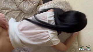 Stepmother visited her Stepson to fuck him. Dirty Talk - 8 image