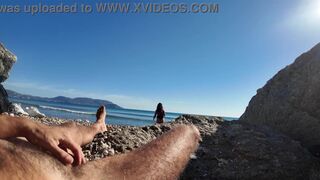 Milf is Shocked! She had to Suck&Fucks on the Beach!1