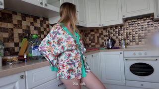 Fucking my friend's stepmom in the kitchen - 5 image