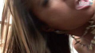 Tattooed asian girl wants to be fucked wild to orgasm